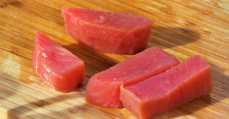 Обожжённый тунец