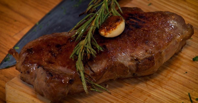 Макароны с мясом и мясом