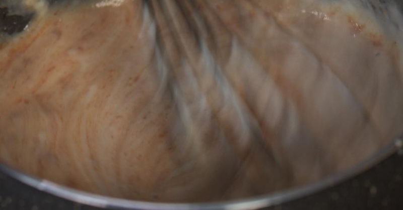 Версия бефстроганов в сливочно-горчичном соусе и картофельным пюре