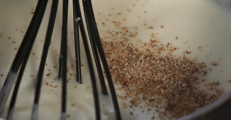 Бефстроганов с грибами и картофельным пюре