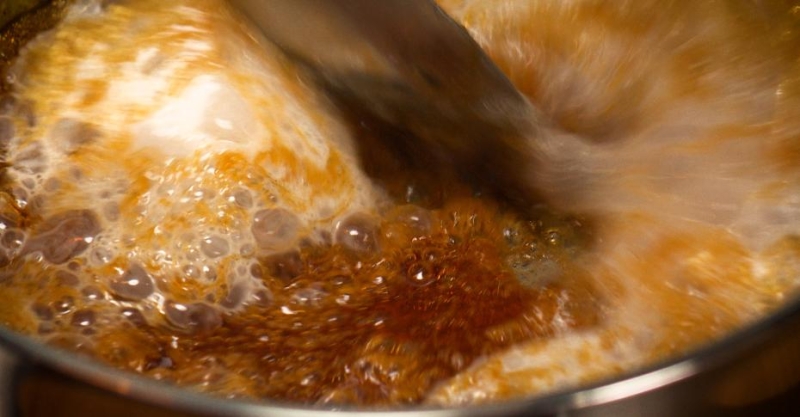 Тарталетки с солёной карамелью