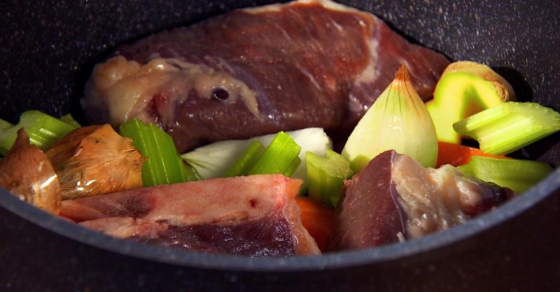 Рамен с грибами эрингами