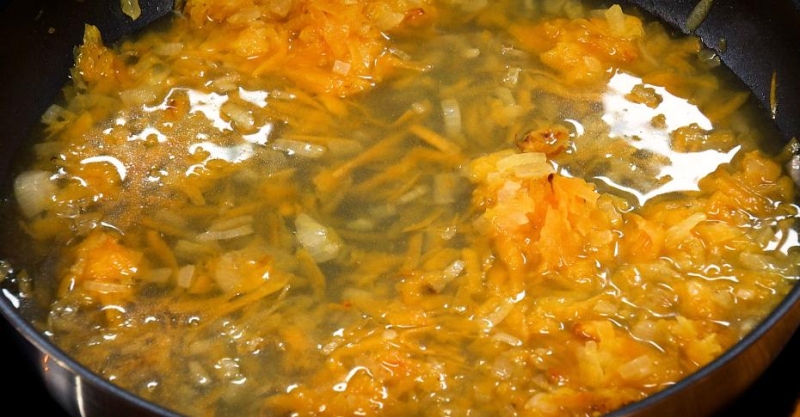 Звёздочки с тыквой, лисичками и лососем