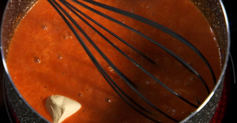 Закуска с креветками