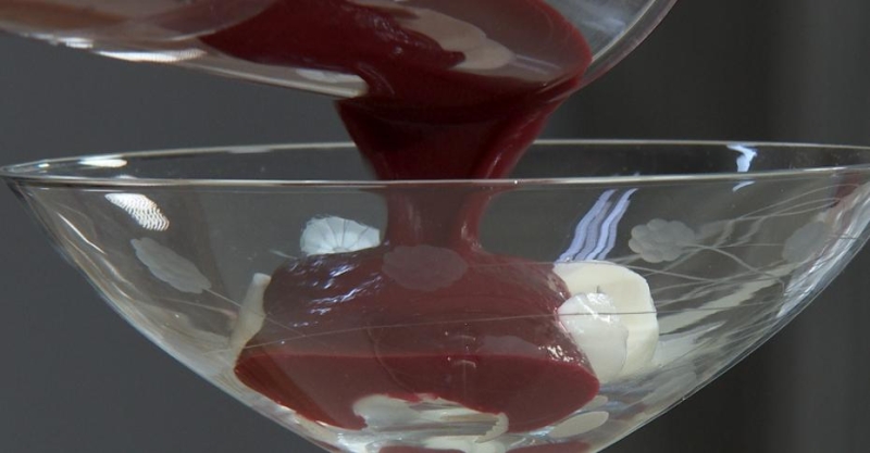 Смузи из свёклы с моцареллой