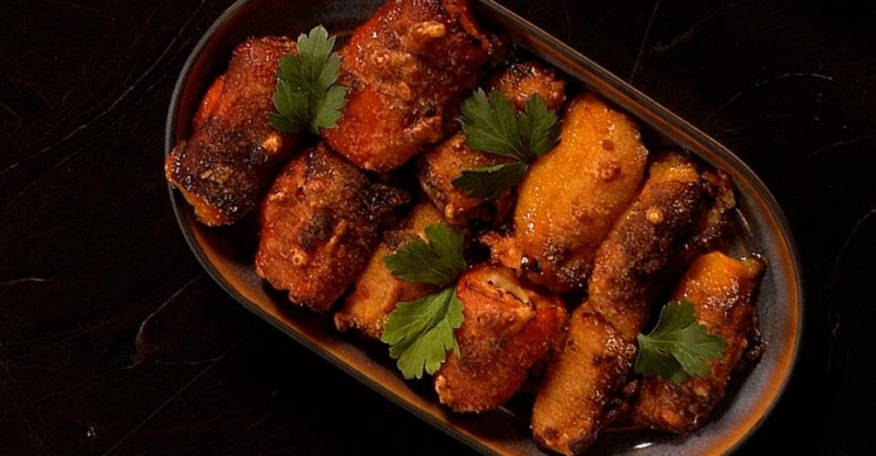 Закусочные рулетики из перцев