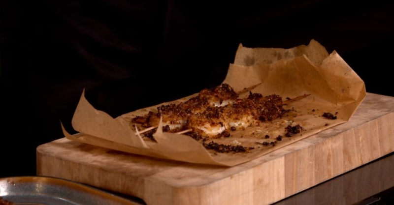 Шашлычки из креветок