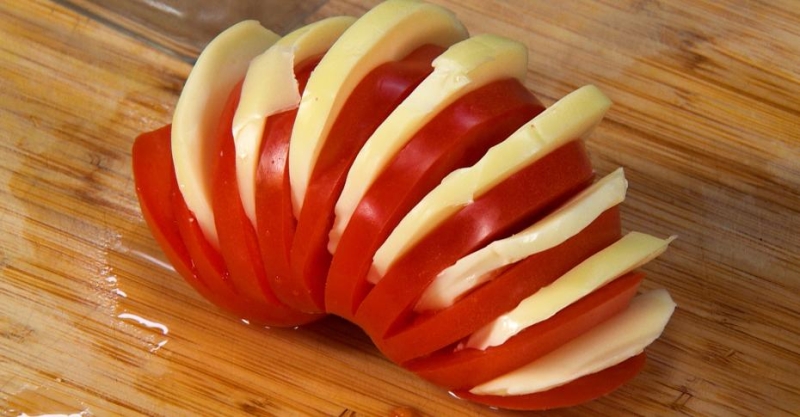 Версия салата капрезе