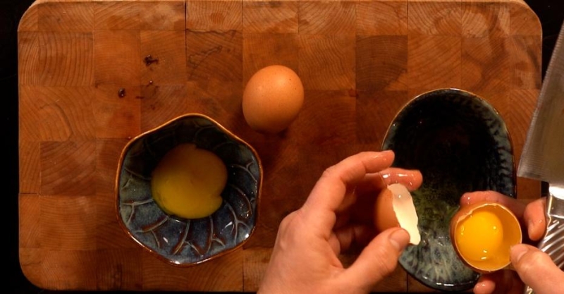 Сабайон с шоколадом