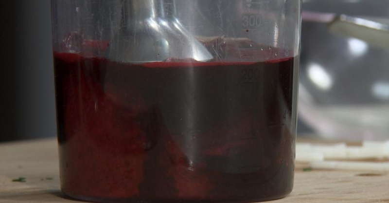 Смузи из свёклы с моцареллой