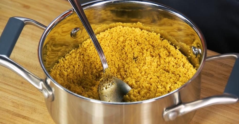 Курица с кускусом и овощами по-мароккански