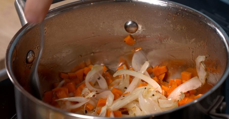 Гречка с лисичками