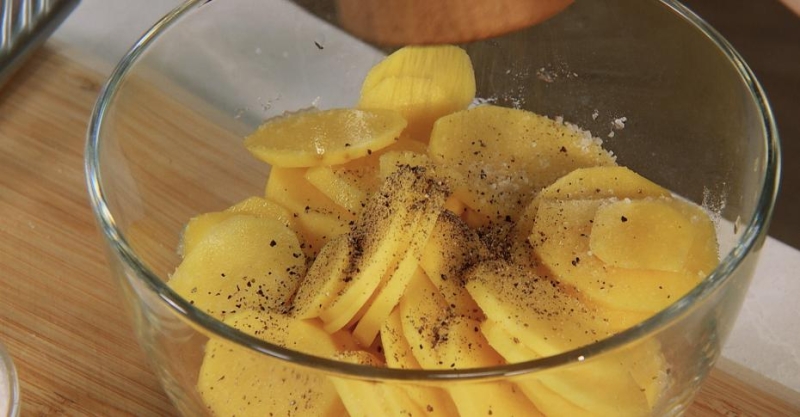 Постный пирог с картофелем и грибами