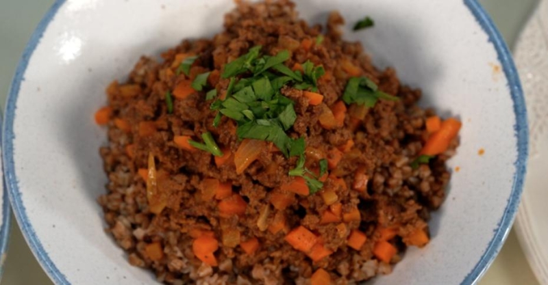 Болоньезе с гречкой