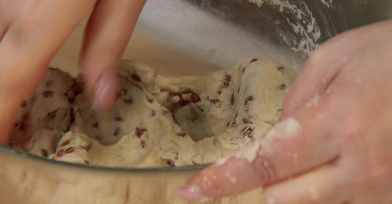 Постный пирог с картофелем и грибами