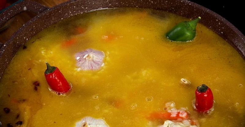 Плов с курдюком