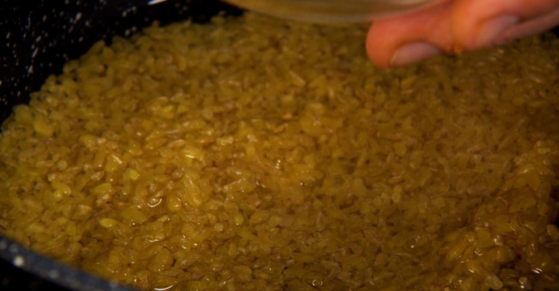 Салат с булгуром и тыквой