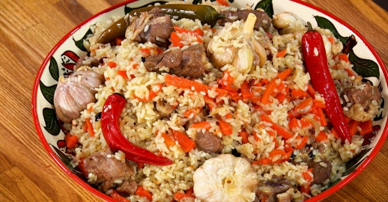 Плов с курдюком