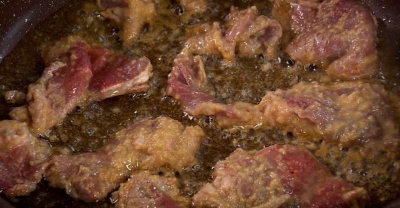 Мясо по-корейски с киноа