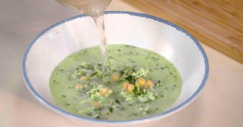 Окрошка с редькой