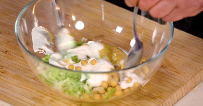 Окрошка с редькой